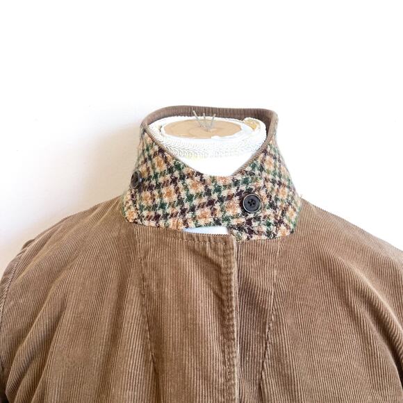 J Crew Corduroy Womens Blazer Size LP Tan Preppy Academia Old Money Equestrian - Picture 2 of 13